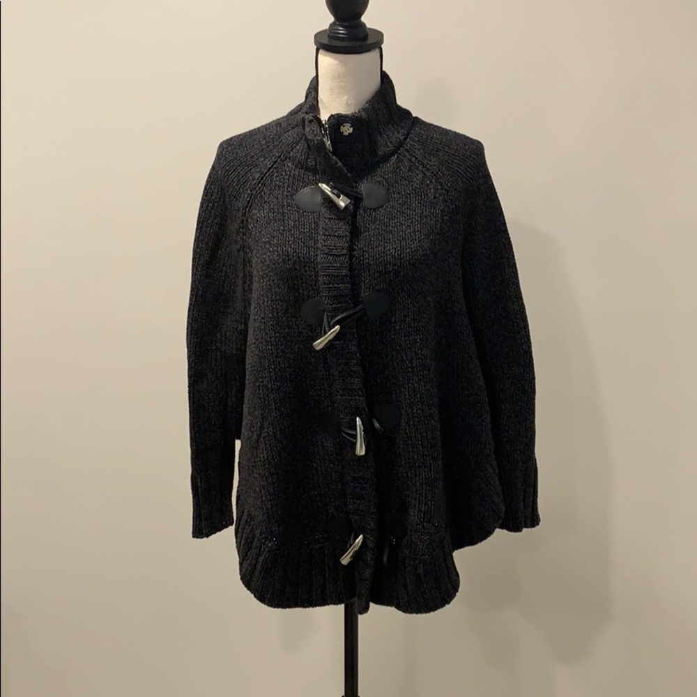 MICHAEL KORS Sweater Poncho Size Small - Picture 4 of 5